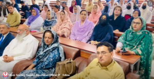 ایوب ٹیچنگ ہسپتال میں نرسنگ ڈے کی پروقار تقریب  مریضوں کی بہترین نگہداشت کے عزم کا اعادہ